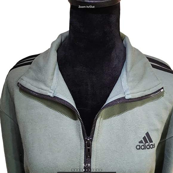 Classic Green Adidas Sweater - Picture 5 of 8
